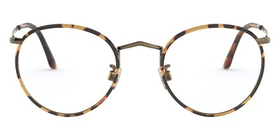 #ad Giorgio Armani AR 112MJ Eyeglasses Men Havana Round 49mm New 100% Authentic $191.26