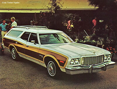 #ad #ad 1976 Gran Torini Squire Station Wagon ad Poster 20x30 The good old days $19.99