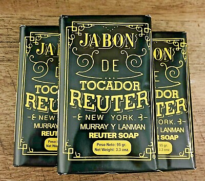 #ad #ad Pack of 3 Jabon De Tocador Reuter Murray and Lanman 3.3 oz $16.66