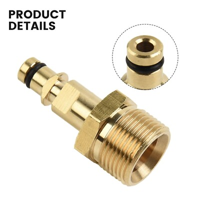 #ad Quick and Reliable Hose Attachment with this M22 Pressure Washer Nipple Adapter $8.15