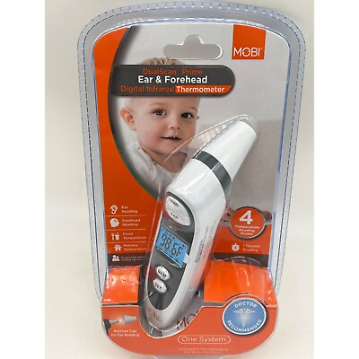 Mobi Dual Scan Prime Ear amp; Forehead Digital Infrared Thermometer #ad $24.00