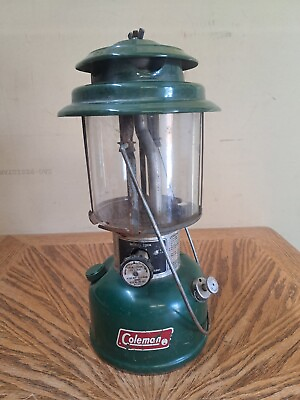 #ad #ad Coleman 220K Double Mantle Camping Lantern Dated 5 82 $24.95