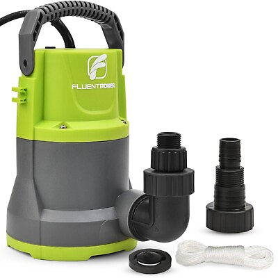 #ad #ad FLUENTPOWER 3 4HP Utility Pump 3500GPH Submersible Sump Water Pumps $56.99