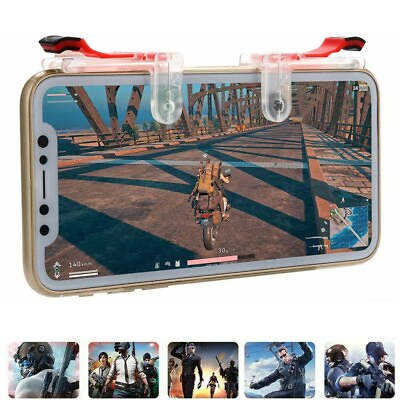 #ad Phone Mobile Game Trigger Fire Button Handle for L1R1 Shooter Controller PUBG US $6.49