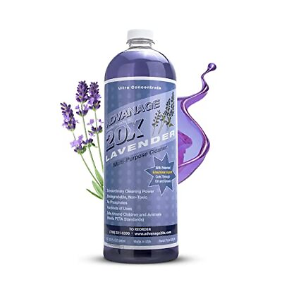 #ad All Purpose Cleaner Concentrate Advanage 20X 32 Fl Oz Pack of 1 Lavender $24.09