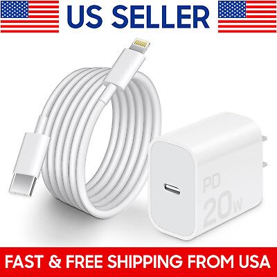 #ad #ad Original USB C Fast Charger For iPhone 14 13 12 11 Pro Max XS XR 8 Type C Cable $9.99