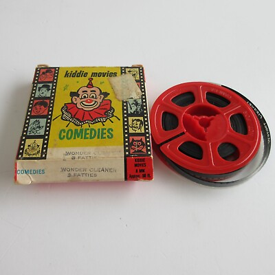 #ad 8mm Films Kiddie Movies Comedies “ Wonder Cleaner” VTG $13.00