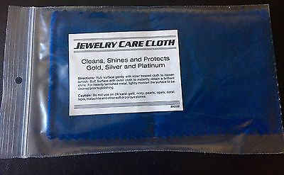 SilverGoldPlatinum Jewelry Cleaning and Polishing Cloth FREE SHIPPING #ad $3.99