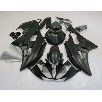 Matte Black Bodywork Fairing Kit ABS Plastic For Yamaha YZF R6 2006 2007 US #ad $349.01