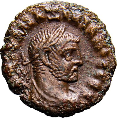 #ad Maximianus I. 285 305. B tetradrachm year 2 Rare Eagle Roman Coin CERTIFIED $57.27