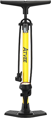 #ad Bike Pump 25” Height Full Size Bicycle Pump with 160 PSI High Pressure Bike Ti $47.40