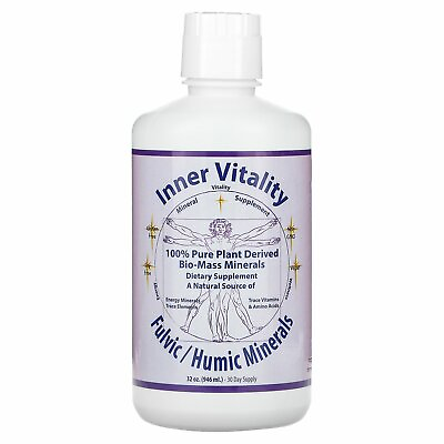 Inner Vitality Fulvic Humic Minerals 32 oz 946 ml #ad $21.65