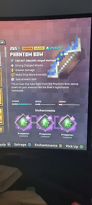 #ad Minecraft Dungeons Armor Unique Gilded Perfect Xbox PS4 Switch PC $8.00