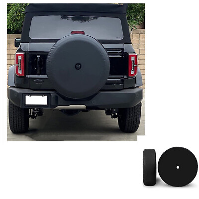 #ad 17quot;Black Spare Tire Wheel Cover with Camera Hole For Ford Jeep Wrangler 32“33” $20.41