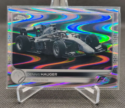 #ad 2022 Topps Chrome Formula 1 #129 Dennis Hauger F2 F1 Ray Wave racing card $2.00