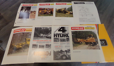 #ad #ad 8 lot 80#x27;s hydro max forestry equipment brochures in nice shape used $15.99