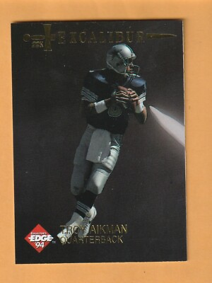 #ad Troy Aikman Dallas Cowboys 1994 Excalibur 22K #1 UCLA Bruins 1Q $3.00