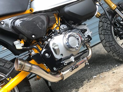 #ad ZoOM Exhaust Brute Honda monkey 125 Full System Low Mount 2018 2023 AU $420.00