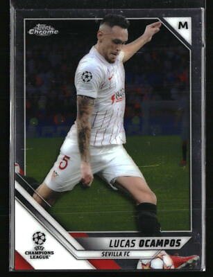 #ad Lucas Ocampos 2022 Topps Chrome UEFA Champions League #193 Soccer Card $1.89
