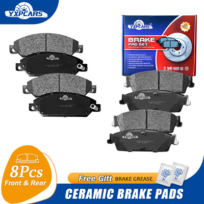 #ad Front and Rear Ceramic Brake Pads for Escalade Avalanche Silverado Tahoe $37.99
