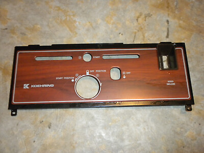 Vintage Koehring 9300 Deluxe MD# KRD93 Kerosene Heater Front Switch Cover Panel #ad $14.99