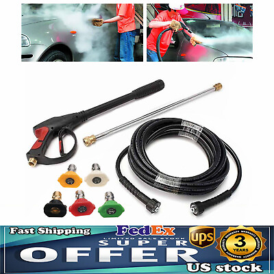 #ad For Craftsman High Pressure Power Washer Spray Gun Wand Hose Kit5 Tips New $28.50