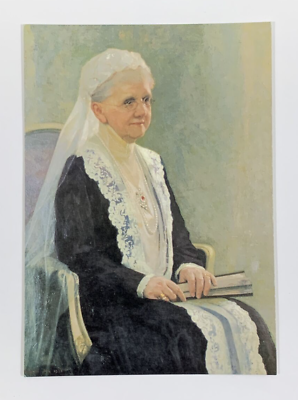 #ad Queen Emma 1858 1934 of Netherlands Portrait Postcard by Jan C.A. Goedhart $6.49