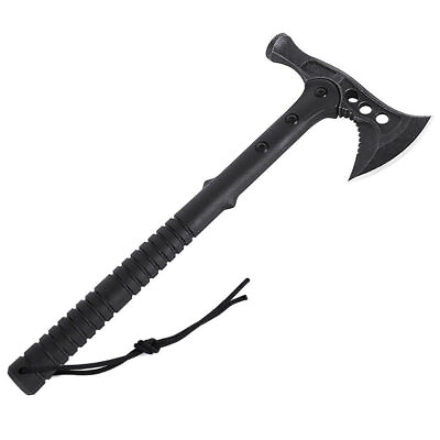 #ad 16quot; Camping Tactical Tomahawk Axe Hunting Survival Knife Tools w Nylon Sheath $19.10