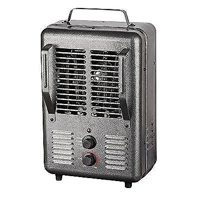 #ad 120 Volt Portable Electric Milk House Space Heater in Gray $55.99
