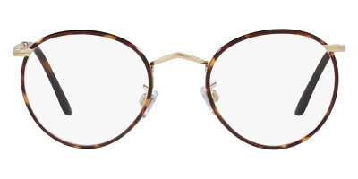#ad Giorgio Armani AR 112MJ Eyeglasses Matte Pale Gold Havana 49 New 100% Authentic $199.24