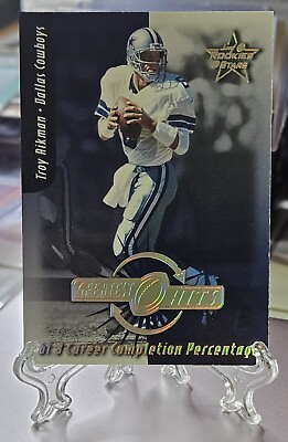 #ad 1999 LEAF ROOKIES AND STARS TROY AIKMAN GREATEST HITS COWBOYS SP 2500 EX NM $7.99