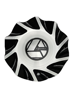 #ad Azara Black And Machined Wheel Center Cap C204L178A MB $59.99