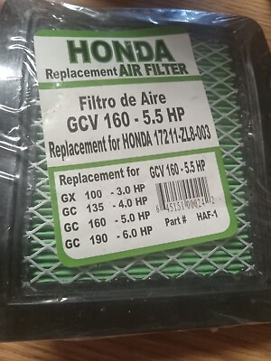 #ad Honda Replacement AIR FILTER GCV 160 5.5 HP $5.00
