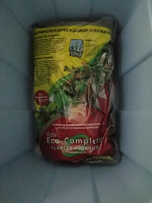 #ad CaribSea Eco Complete Planted Aquarium Black Substrate 5 lbs ; No Original Bag $4.75