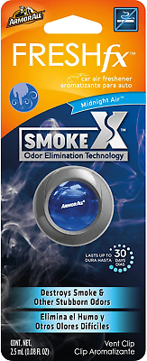 #ad Armor All Fresh FX Smoke X Car Odor Eliminator Car Air Freshener Midnight Air $9.99
