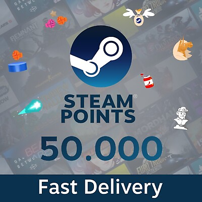 #ad #ad 50000 Steam Points 50k Steam Punkte Shop Store XP EUR 11.95