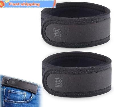 #ad BeltBro Titan No Buckle Elastic Belt For Men — Fits 1.5 Inch Belt Loops Comfort $12.69