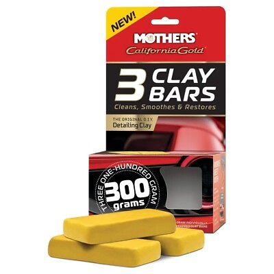 #ad Mothers California Gold Detailing Clay Bars Pack of 3 $24.99
