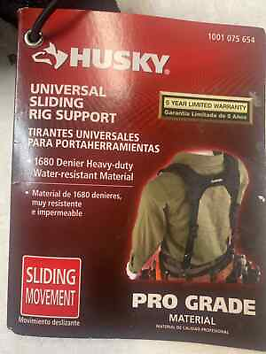 #ad Husky Universal Sliding Rig Support 1680 Denier Heavy Duty Padded Shoulders $18.00