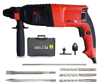 #ad IBELL Rotary Hammer Drill RH26 24 800W Copper Armature 900RPM Free Shipping $139.99