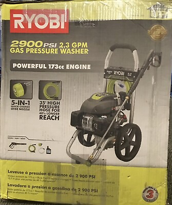 #ad #ad Ryobi Pressure Washer 2900 psi 173cc 2.3GPM 173 Cc Engine $245.00
