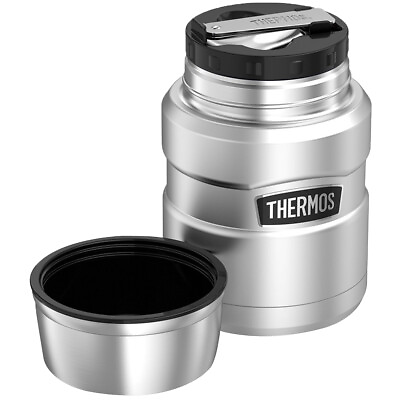 #ad Thermos Stainless King Food Jar with Folding Spoon Matte Stainless Food Jar $27.77