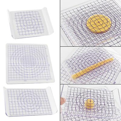 #ad 3x Pressure Clay Plate Acrylic Board Plate Model DIY Clay Pottery Sculpture $12.68