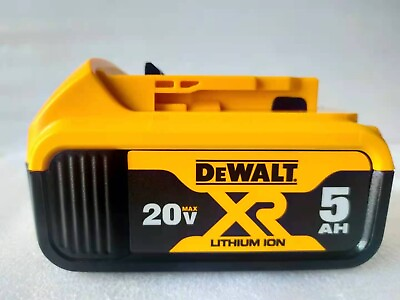 New DeWalt 20v Max 5.0ah Battery DCB205 Li Ion Battery with indicator $46.00
