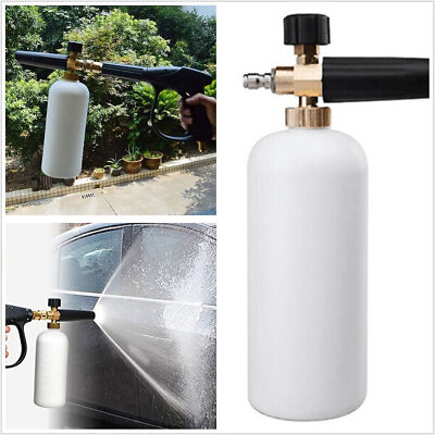 #ad Car Wash Snow Foam Lance Cannon Soap Bottle Sprayer For Pressure Washer Gun Jet $18.89