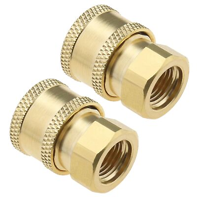 #ad #ad 2Pcs Pressure Washer Coupler 1 4quot; Female NPT Standard Universal Quick Connect... $18.05