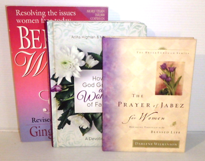 #ad Lot of 3 Being a Woman of God God Grows Woman of Faith Prayer of Jabez Women $15.50