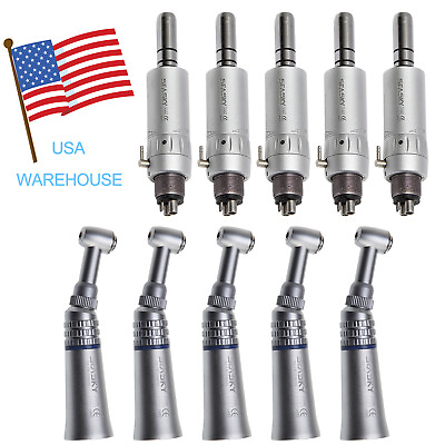 #ad Dental Push Button Contra Angle Air Motor 4Holes fit NSK Low Speed Handpiece US $17.99