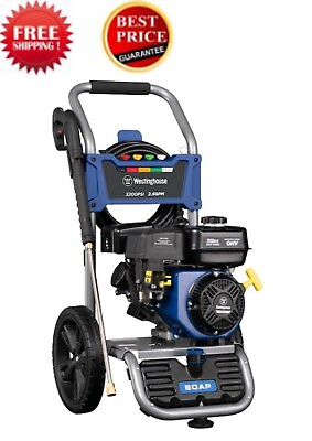 BRANDNEW Westinghouse Heavy Duty Cleaning 5 Nozzles 3200 PSI 2.5 Gallons GPM $223.99