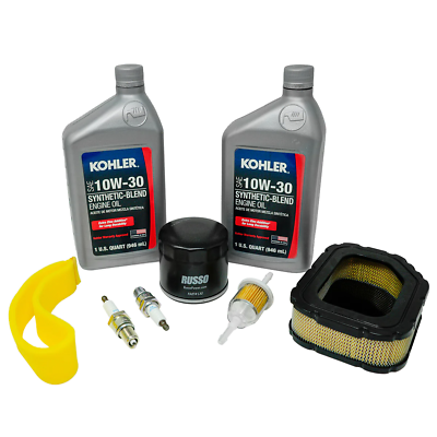 #ad Tune Up Service Oil Kit for Kohler Courage SV710 SV740 20 27HP Twin Cylinder $40.99